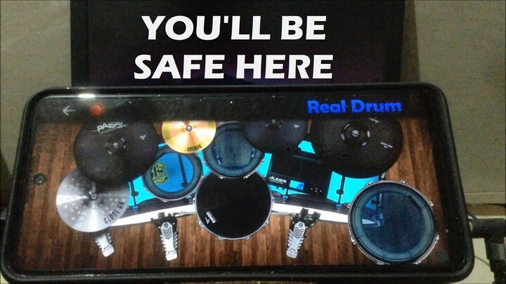 RIVERMAYA - YOU'LL BE SAFE HERE | Real Drum App Covers by Raymund