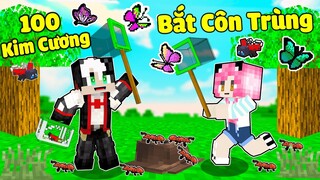 MỀU THỬ THÁCH 24 GIỜ LÀM NHÀ SƯU TẦM CÔN TRÙNG TRONG MINECRAFT*REDHOOD BÍ MẬT CẦU HÔN MỀU VÀ CÁI KẾT