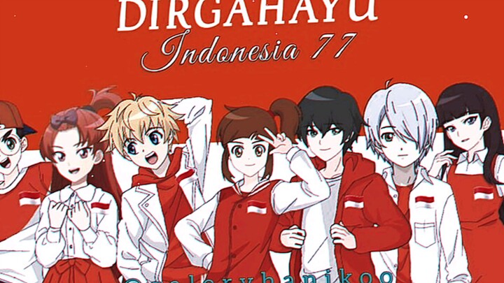 tulisan inddonesia 77 biar rindu lah ya😅