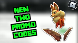 New Two Promo Codes | How To Get The Topaz Hummingbird Wings And Fiery Fox Shoulder Pal | Roblox