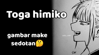 Gambar make sedotan🤔 emang bisa???||Toga himiko