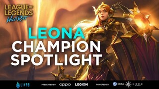 League of Legends: Wild Rift - Leona Champion Spotlight | Liyab Esports