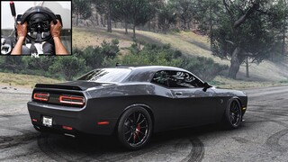 Dodge Challenger SRT Hellcat | Forza Horizon 5 | Steering Wheel Gameplay