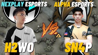 H2WO VS SN4P | NEXPLAY ESPORTS VS ALPHA ESPORTS PRO | RANK GAME BALAGBAGAN
