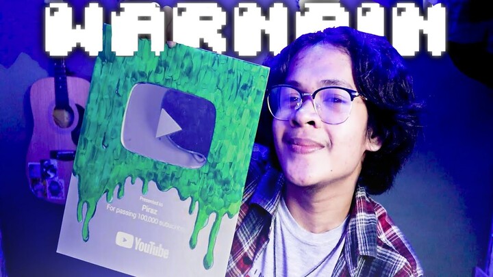 HAMPIR HAPUS CHANNEL ?? WARNAIN SILVER PLAY BUTTON !!