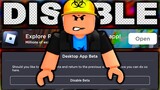 ROBLOX FORCED THE BETA APP! NEW METHODS TO REMOVE/DELETE/DISABLE IT!