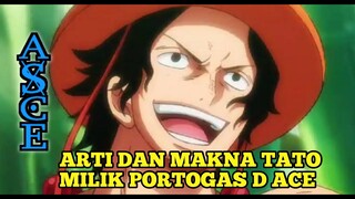 ARTI DAN MAKNA SEBENARNYA DARI TATO YANG ADA PADA LENGAN PORTGAS D ACE