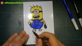 How To Draw The Minion ( Vẽ Minion )