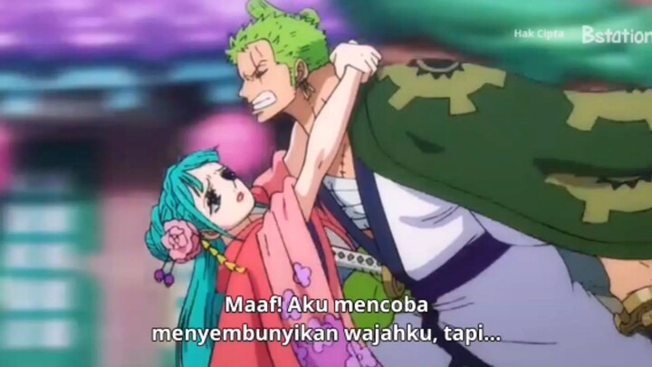 Sanji gagal merebut Adik kecil nya Zoro🤣🤣