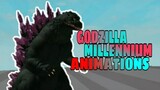 GODZILLA MILLENNIUM ANIMATIONS!! || Project Kaiju