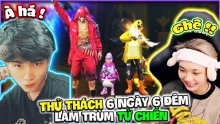 Thử Thách 6 Ngày 6 Đêm “ RUBY VÀ SIRO “ Làm TRÙM TỬ CHIẾN FREE FIRE ?