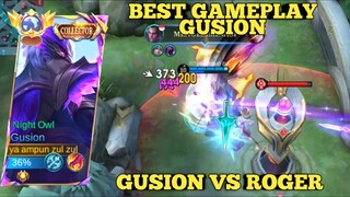 best gameplay gusion vs roger ~ gameplay gusion