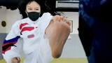 Girl's Powerful Kick