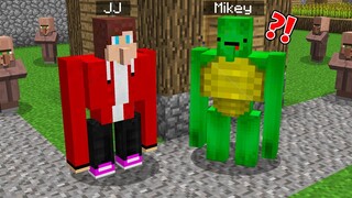 How Mikey & JJ Shapeshift to GOLEMS in Minecraft challenge GOLEM (Maizen Mizen Mazien)