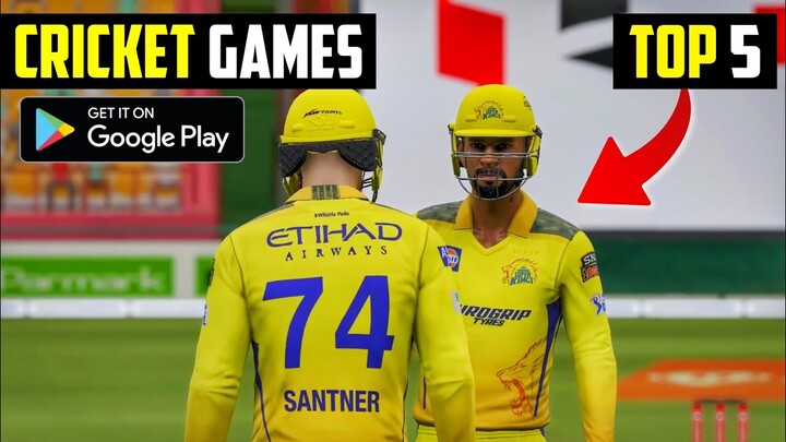 Top 5 Best Cricket Games For Android l Ipl 2024