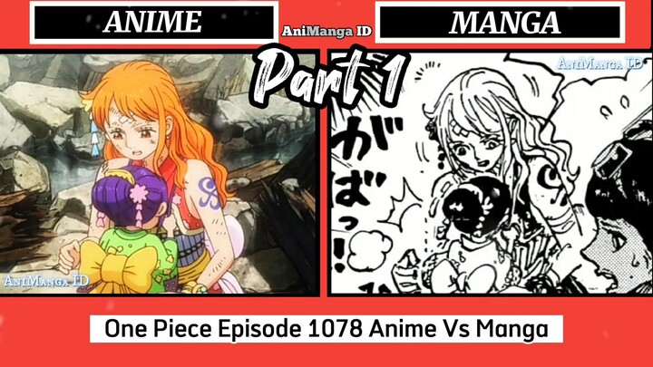 TANGIS HARU❗PERBANDINGAN ANIME VS MANGA ONE PIECE 1078 Part1