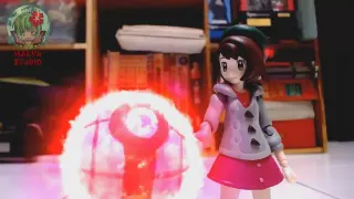 Here comes the Scottish Trainer ! ( Pokemon Sword and Shield Stop Motion Animation )
