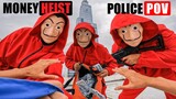 MONEY HEIST vs POLICE In REAL LIFE (Epic Parkour POV)