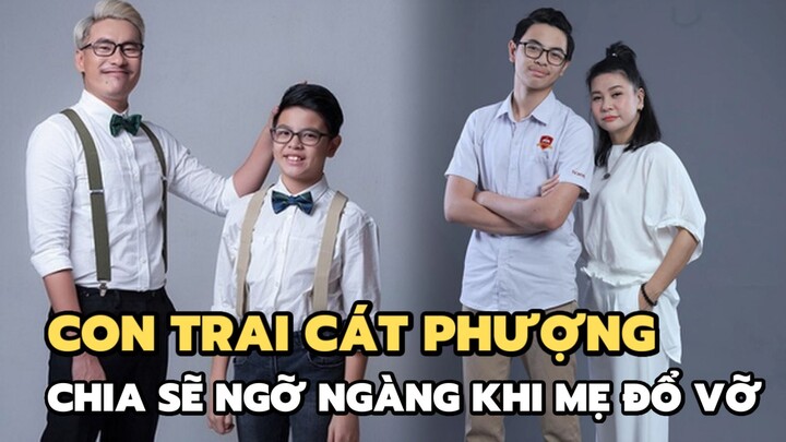 Con trai Cát Phượng có chia sẻ ngỡ ngàng khi biết mẹ đổ vỡ với Kiều Minh Tuấn