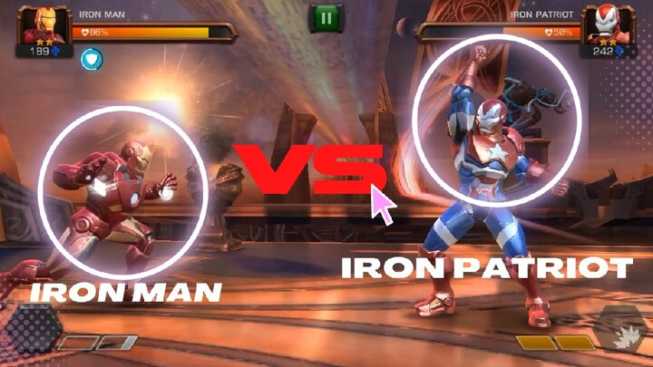 Iron Man VS Iron Patriot | MARVEL CONTEST OF CHAMPIONS