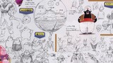 Bản thảo manga "Bảy Viên Ngọc Rồng" của Akira Toriyama