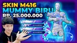 AKHIRNYA KELUAR JUGA SKIN M416 MUMMY BIRU VIRAL SENILAI RP 25.000.000 ?! BAGUS BANGET - PUBG MOBILE