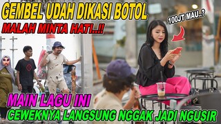 Gembel Udah Dikasih Botol Malah Minra Hati !!! Main Lagu Ini Ceweknya Langsung Nggak Jadi Ngusir !!!