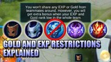 LEARN WHO SHOULD USE ROAM ITEMS - GOLD AND EXP RESTRICTION