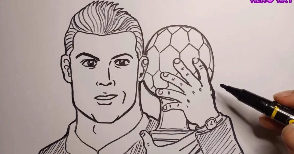 Cách vẽ chữ viết và hình ảnh Cristiano Ronaldo sẽ giúp cho bạn hiểu rõ hơn về cách vẽ, cách tỉ mỉ từng nét vẽ của một bức tranh. Hãy cùng tham khảo những hình ảnh này để rèn luyện kỹ năng vẽ của mình.