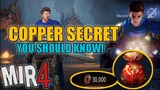 Copper Boost your EXP gain fast Level MIR4 - NFT playtoearn