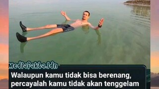 PERCAYALAH ! Kamu tidak akan tenggelam walau tidak bisa berenang