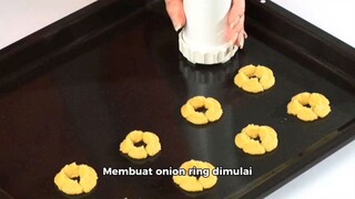 membuat onion ring