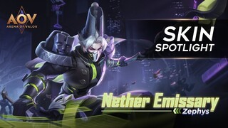 Zephys Nether Emissary Skin Spotlight - Garena AOV (Arena of Valor)