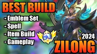 ZILONG BEST BUILD 2024 | TOP 1 GLOBAL ZILONG BUILD | ZILONG - MOBILE LEGENDS | MLBB