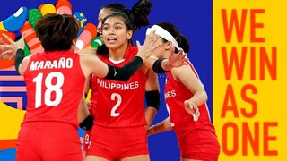 PHILIPPINES VS INDONESIA | 30TH SEA GAMES | WE WIN AS ONE | VOLLEYBALL | SET 3