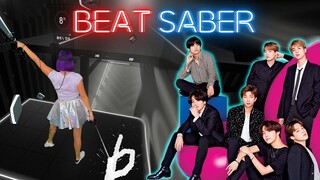 BTS 'Black Swan' in BEAT SABER (방탄소년단) [First Attempt]