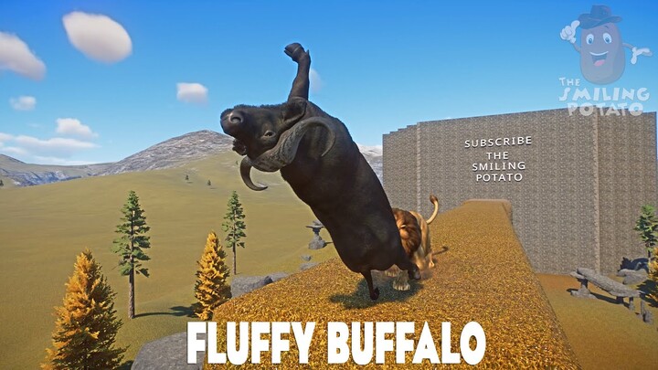 Buffalo, I'm Fly - Lion Attacks African Buffalo Fluffy | Planet Zoo Ragdools 🦁🐃