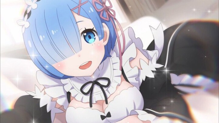 Menggambar si biru dari Re-Zero (lupa cara nulis judul animenya)