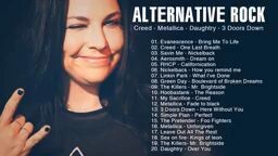 Top Alternative Rock Evanescence, Daughtry, Metallica, Nickelback, Creed, Linkin Park 🎥