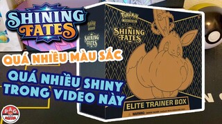 Yuz mém đỏ mở được HIT RAINBOW và HAT-TRICK SHINY Pokemon trong Shining Fates Elite Trainer Box !!!