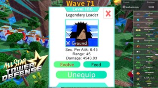 Level 100 6 Star Madara in Material (ORB) Farming | AFK/LAZY Farming | Roblox All Star Tower Defense