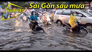 Hơn 40 đường ở Sài Gòn ngập sâu sau trận mưa lớn - Nam Việt 261