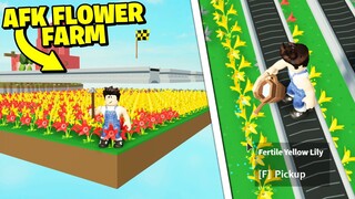 AFK FLOWER FARM! Roblox Islands