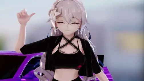 [Anime] [MMD 3D] Cute Bronya's Hip Dance