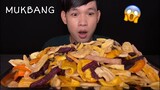 MUKBANG ASMR DRIED VEGETABLES CHIPS | MukBang Eating Show