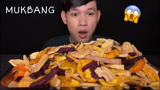 MUKBANG ASMR DRIED VEGETABLES CHIPS | MukBang Eating Show