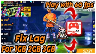 Free Fire Booster | Fix Lag 1GB 2GB 3GB | GAME BOOSTER 1GB 2GB 3GB RAM FREE FIRE | GAMES GO PRO