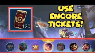 ENCORE TICKETS - LEGEND SKIN MOBILE LEGENDS BANG BANG