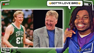 LARRY BIRD FUNNY MOMENTS (REACTION) FUNNIEST NBA PLAYER EVER!