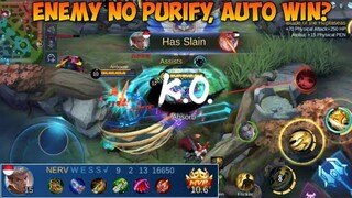 Ketika musuh 'NO PURIFY', AUTO WIN PAKAI CHOU? CHOU BEST GAMEPLAY | Solo Ranked Gameplay | MVP🔥